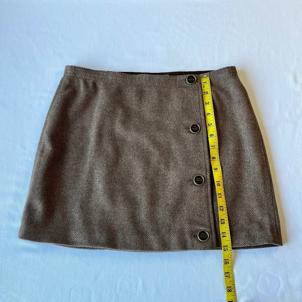 *FIRM PRICE* PrAna Nicky Wool Blend Wrap Mini Skirt - Picture 5 of 12